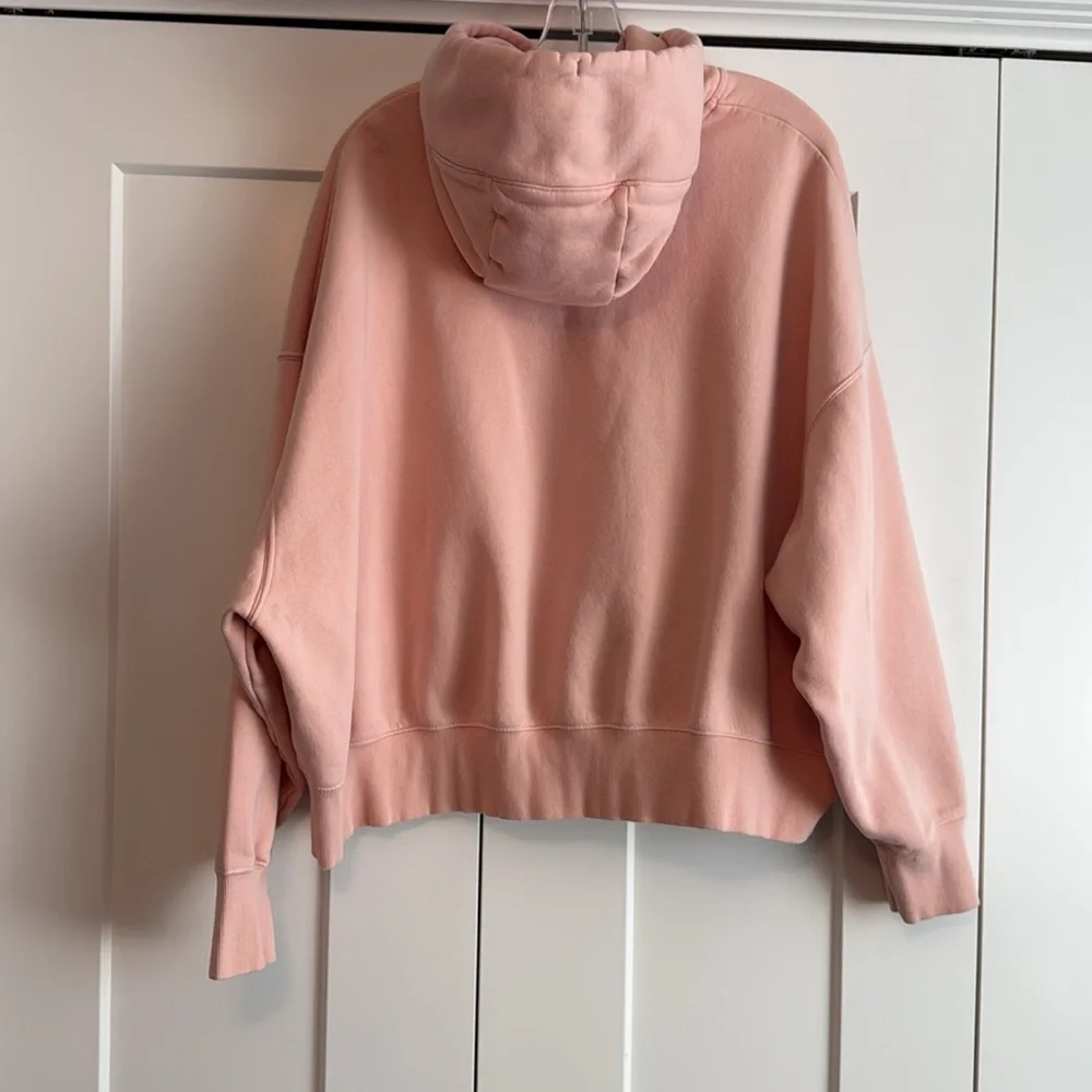 Nike Cropped Soft Pink Hoodie